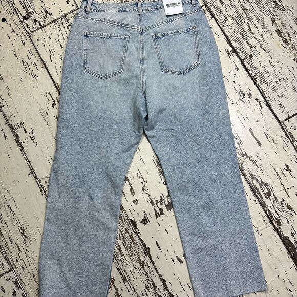 Garage Denim 90s Straight Droit Annees Jeans Size 13 Short Britney Blue - Picture 7 of 8